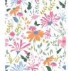 Picture of Bella Garden Peel & Stick Wallpaper - Pink