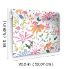 Picture of Bella Garden Peel & Stick Wallpaper - Pink