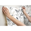 Picture of Cottage Vine Peel & Stick Wallpaper - Grey