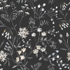 Picture of Meadow Mix Peel & Stick Wallpaper - Black/White