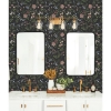 Picture of Meadow Mix Peel & Stick Wallpaper - Black/Green