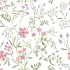 Picture of Meadow Mix Peel & Stick Wallpaper - White/Green