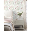 Picture of Meadow Mix Peel & Stick Wallpaper - White/Green