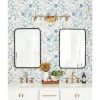 Picture of Meadow Mix Peel & Stick Wallpaper - White/Blue