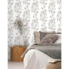 Picture of Nouveaux Wisteria Peel & Stick Wallpaper - Taupe