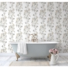 Picture of Nouveaux Wisteria Peel & Stick Wallpaper - Taupe