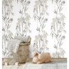 Picture of Nouveaux Wisteria Peel & Stick Wallpaper - Taupe