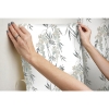 Picture of Nouveaux Wisteria Peel & Stick Wallpaper - Taupe