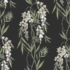 Picture of Nouveaux Wisteria Peel & Stick Wallpaper - Green