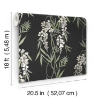 Picture of Nouveaux Wisteria Peel & Stick Wallpaper - Green