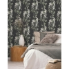 Picture of Nouveaux Wisteria Peel & Stick Wallpaper - Green