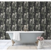 Picture of Nouveaux Wisteria Peel & Stick Wallpaper - Green