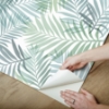 Picture of Tropical Vibe Peel & Stick Wallpaper - Blue