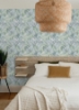 Picture of Tropical Vibe Peel & Stick Wallpaper - Blue