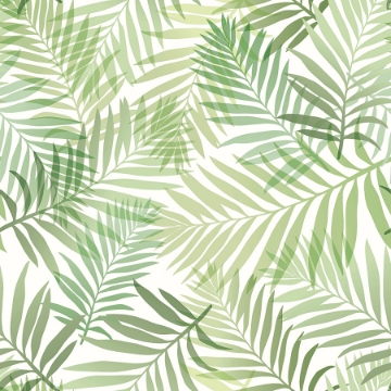 Picture of Tropical Vibe Peel & Stick Wallpaper - Green