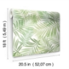 Picture of Tropical Vibe Peel & Stick Wallpaper - Green