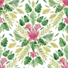 Picture of Cat Coquillette Tropical Peel & Stick Wallpaper - Green