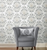 Picture of Cat Coquillette Tropical Peel & Stick Wallpaper - Grey