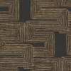 Picture of Nikki Chu Zulu Signature Peel & Stick Wallpaper - Black/Gold