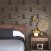 Picture of Nikki Chu Zulu Signature Peel & Stick Wallpaper - Black/Gold