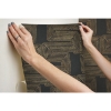 Picture of Nikki Chu Zulu Signature Peel & Stick Wallpaper - Black/Gold