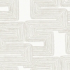 Picture of Nikki Chu Zulu Signature Peel & Stick Wallpaper - White