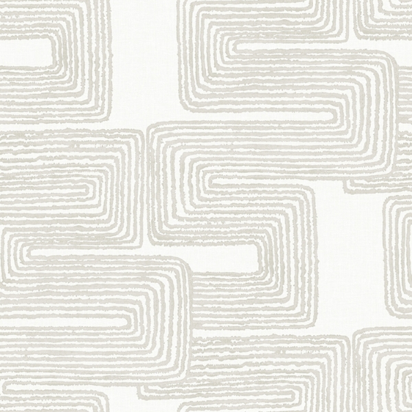 Picture of Nikki Chu Zulu Signature Peel & Stick Wallpaper - White