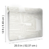 Picture of Nikki Chu Zulu Signature Peel & Stick Wallpaper - White