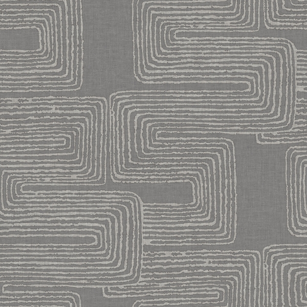 Picture of Nikki Chu Zulu Signature Peel & Stick Wallpaper - Grey