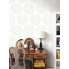 Picture of Nikki Chu Medali Peel & Stick Wallpaper - Grey