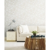 Picture of Nikki Chu Amhara Peel and Stick Wallpaper - Taupe/White