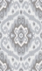 Picture of Bohemian Ikat Peel & Stick Wallpaper - Grey