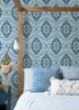 Picture of Bohemian Ikat Peel & Stick Wallpaper - Blue