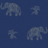 Picture of Elephant Walk Peel & Stick Wallpaper - Blue