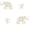 Picture of Elephant Walk Peel & Stick Wallpaper - White