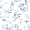 Picture of Lisa Audit Dancing Leaves Peel & Stick Wallpaper - Blue