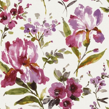 Picture of Iris Peel & Stick Wallpaper - Purple