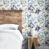 Picture of Iris Peel & Stick Wallpaper - Blue