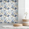 Picture of Iris Peel & Stick Wallpaper - Blue