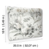 Picture of Iris Peel & Stick Wallpaper - Grey