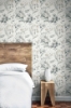 Picture of Iris Peel & Stick Wallpaper - Grey