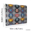 Picture of Avengers Emblems Peel & Stick Wallpaper - Red