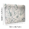 Picture of Mr. Kate Cubism Palm Peel & Stick Wallpaper - Green