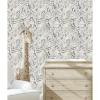 Picture of Mr. Kate Cubism Palm Peel & Stick Wallpaper - Green