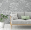 Picture of Birch Grove Peel & Stick Wallpaper - Grey