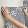 Picture of Birch Grove Peel & Stick Wallpaper - Grey