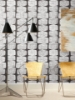 Picture of Mid-Century Beads Peel & Stick Wallpaper - Black