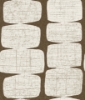 Picture of Mid-Century Beads Peel & Stick Wallpaper - Brown