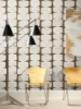 Picture of Mid-Century Beads Peel & Stick Wallpaper - Brown