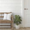 Picture of 3D Textured Shiplap Peel & Stick Wallpaper (With Raised Inks) - White